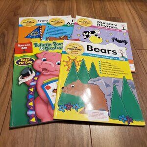 The Mailbox Magazine Preschool/Kindergarten Theme Series 5 Piece Lot